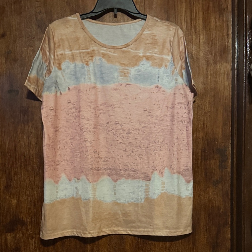 Women's Tie-Dye Pastel Short Sleeve Tee
